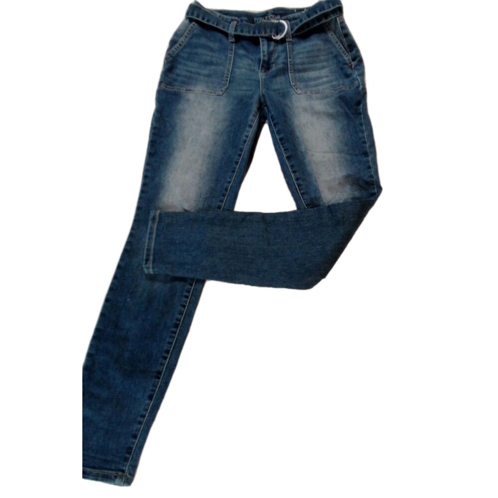 Women's Y2K Maurices Denim Jeans With Belt Size Small